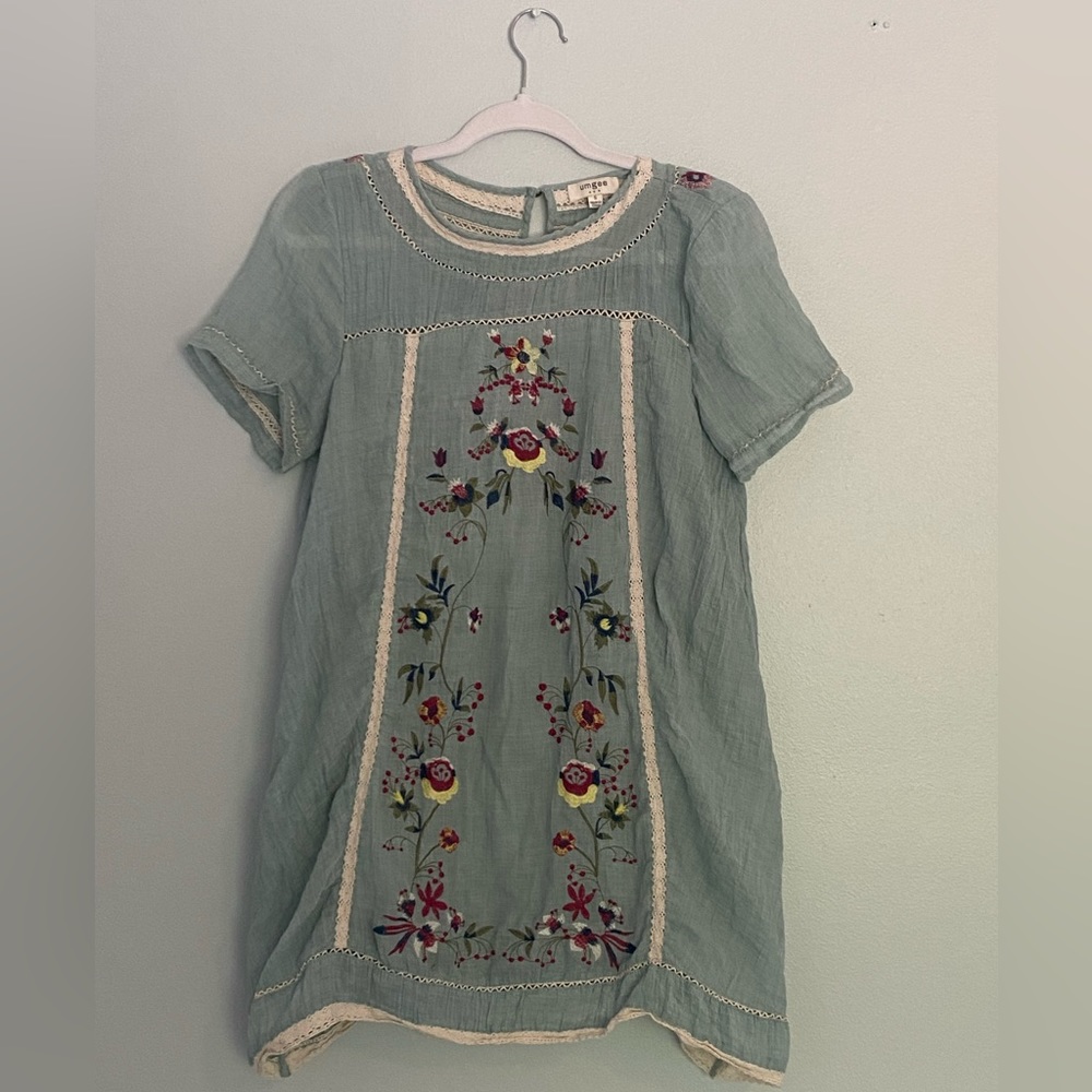 Umgee Boho Embroidered Floral Tunic